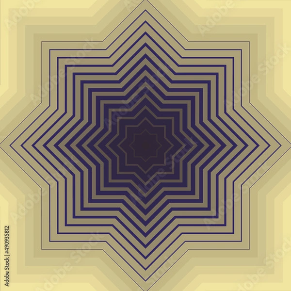 Obraz Seamless Deep Geometric Background