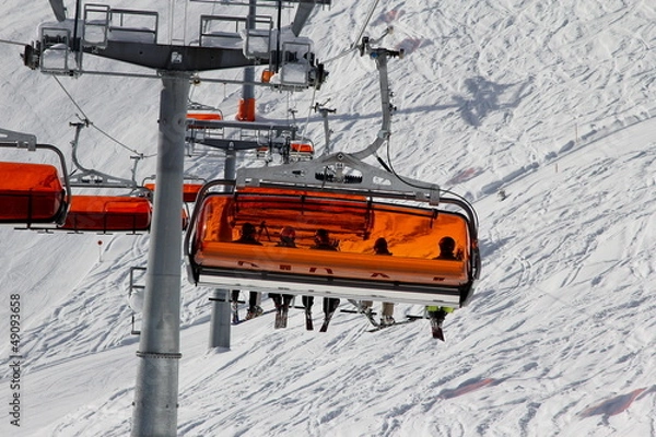 Obraz Winterlandschaft Saalbach-Hinterglemm