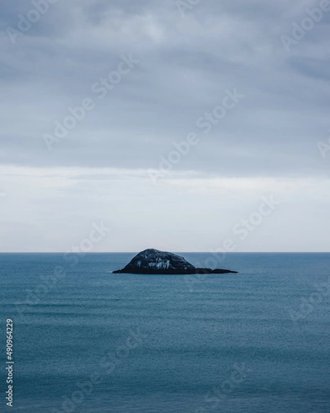 Obraz A small secluded island in the ocean