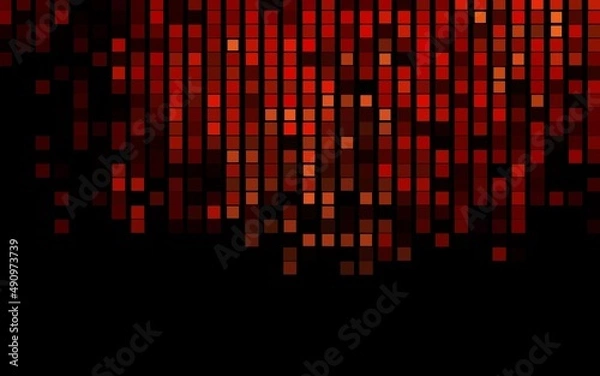 Obraz Dark Red vector texture in rectangular style.