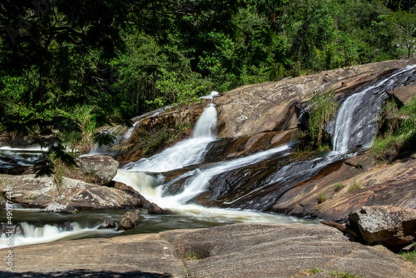 Obraz waterfall in the forest