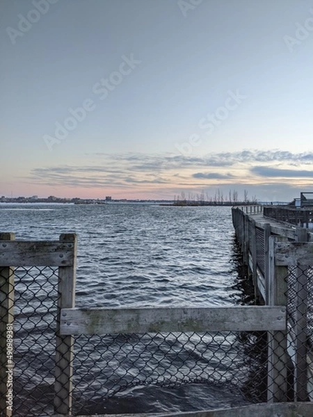 Obraz pier at sunset