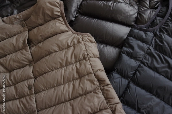 Obraz ダウンジャケット（ダウンベスト,インナーダウン）