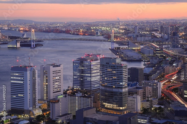 Obraz 汐留からの眺め