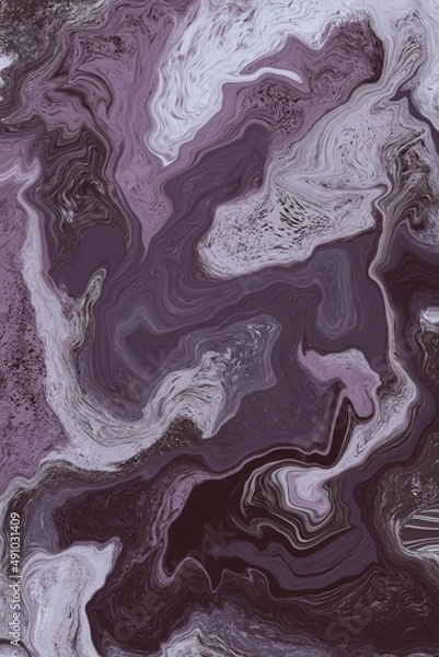Obraz Abstract digital fluid art marble background 