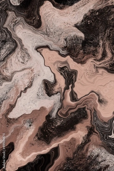 Obraz Abstract digital fluid art marble background 