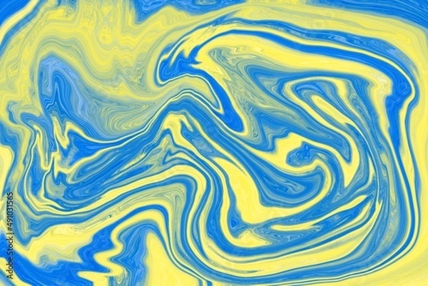 Obraz Abstract digital fluid art marble background 