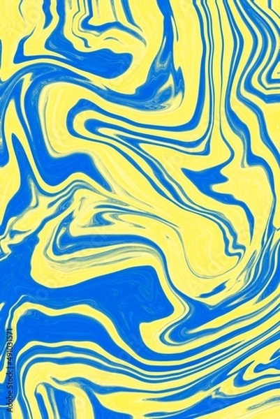 Obraz Abstract digital fluid art marble background 