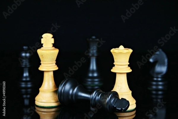 Obraz Schach, das königliche Spiel