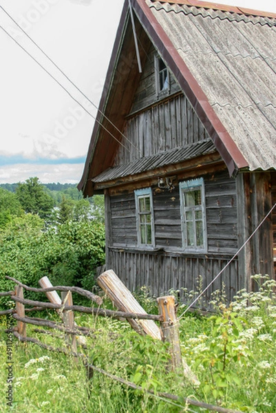 Obraz old wooden house