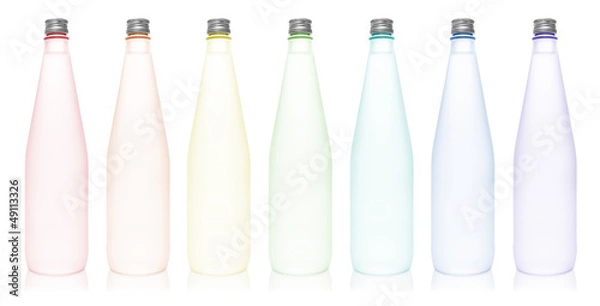 Obraz Colorful water bottle