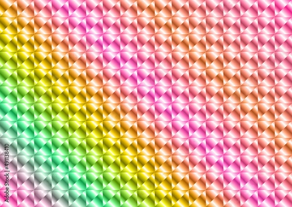 Fototapeta レインボーホログラムの背景素材