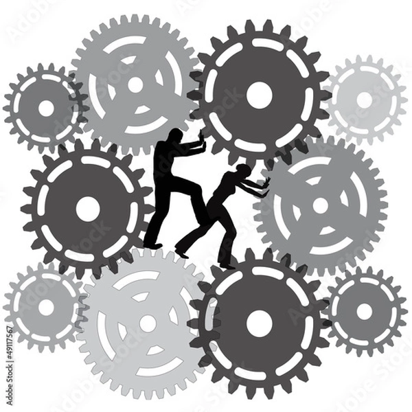 Obraz Daily workload burden of a tedious job