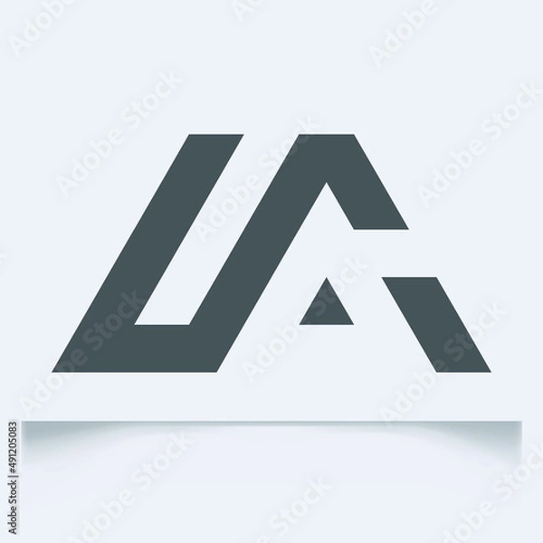 Fototapeta Later Logo Design Template 