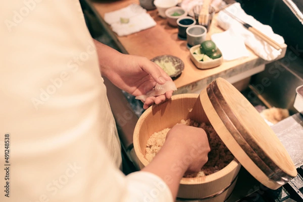 Fototapeta お鮨　魚　刺身