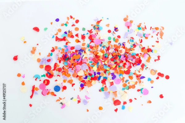 Obraz Konfetti für eine Einladung oder ein Plakat für Feier