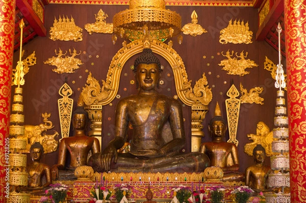 Obraz タイの黄金仏像