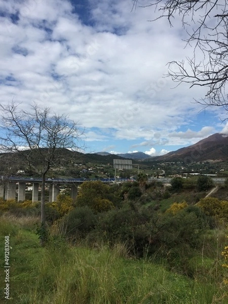Fototapeta view from the hill