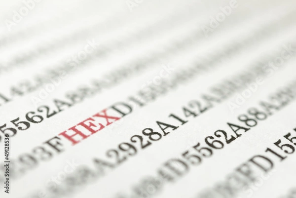 Obraz Hex code