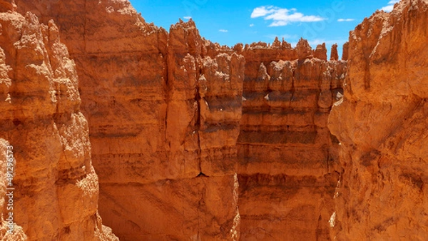 Obraz  Pink Cliffs and blue sky