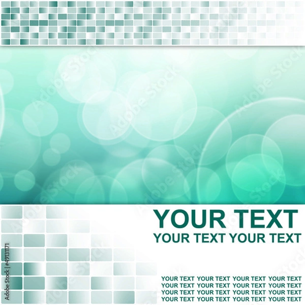 Obraz Abstract background bokeh light pattern for business