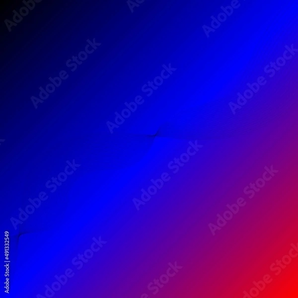 Fototapeta Black blue and red color gradient template Suitable for video opening etc.