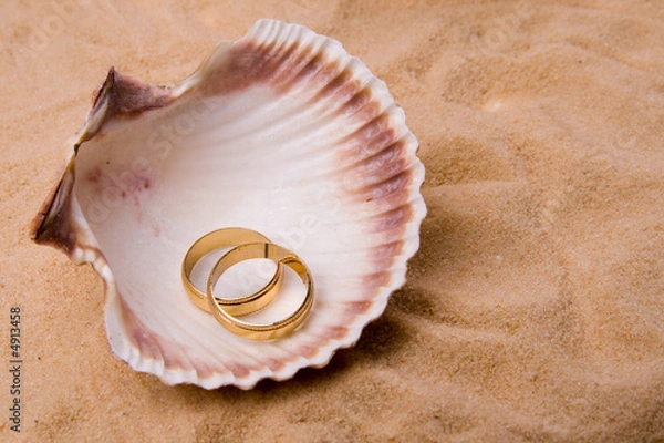 Obraz Gold wedding ring