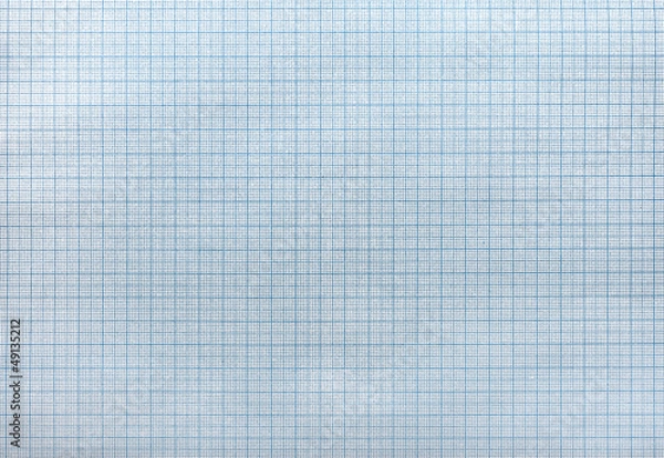 Fototapeta seamless blue graph paper pattern