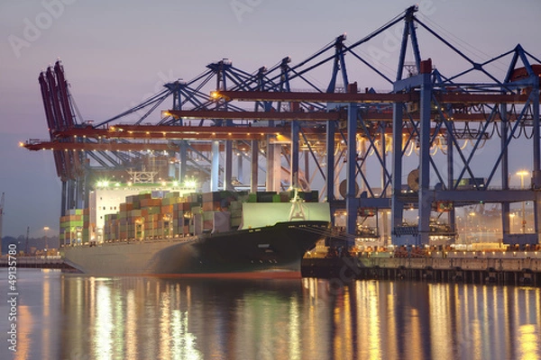 Fototapeta Container Terminal