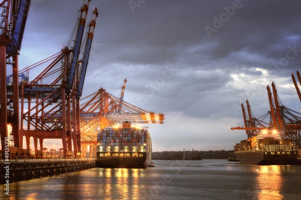 Fototapeta Container Terminal