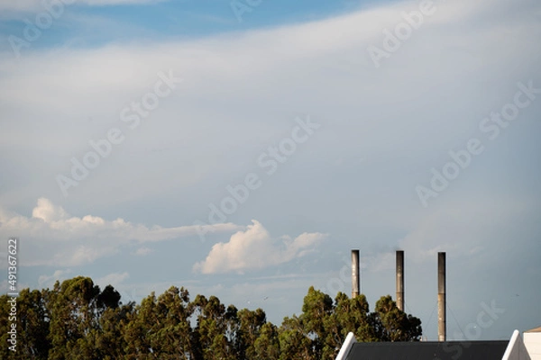 Obraz where industry meets the sky