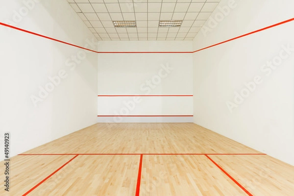 Obraz International squash court