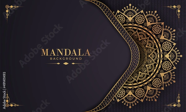 Obraz Abstract gold luxury pattern background