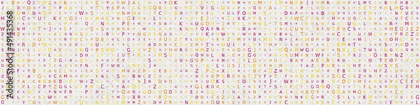 Obraz Abstract Geometric Pattern generative computational art illustration