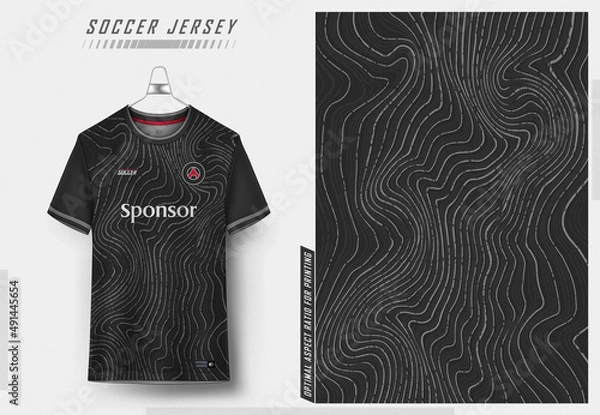 Obraz Soccer jersey design for sublimation 