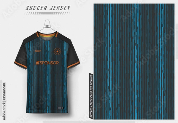 Obraz Soccer jersey design for sublimation 