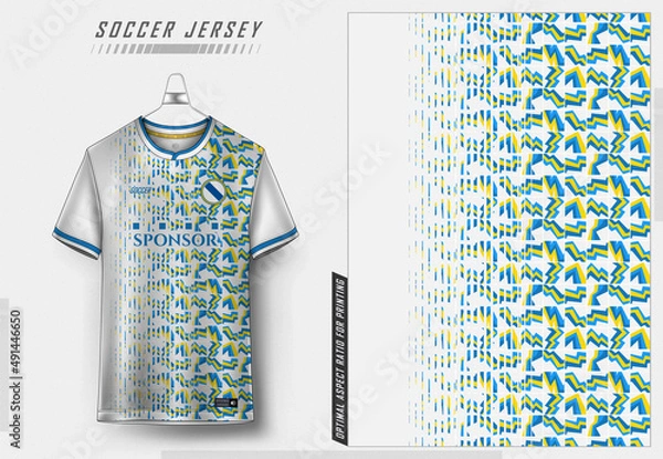 Obraz Soccer jersey design for sublimation 