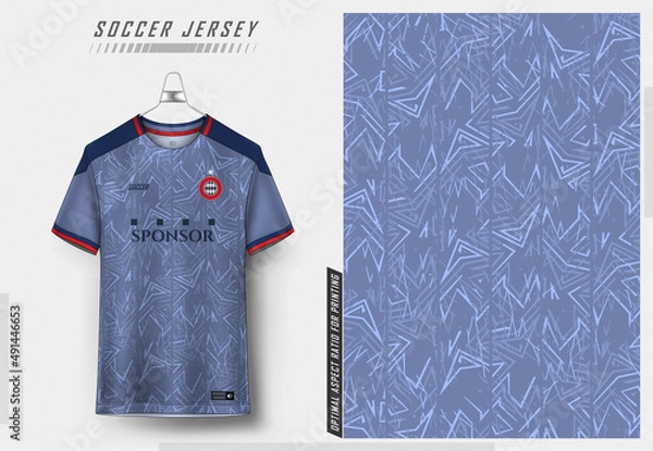 Obraz Soccer jersey design for sublimation 