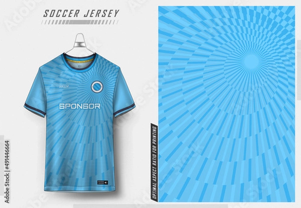 Obraz Soccer jersey design for sublimation 