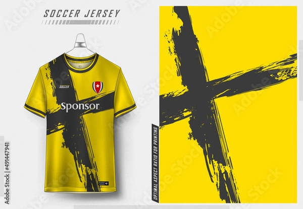 Obraz Soccer jersey design for sublimation 