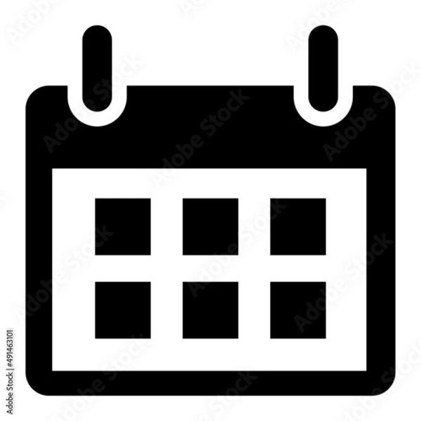 Fototapeta calendar icon