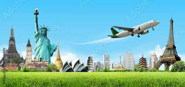 Obraz Travel The World, concept