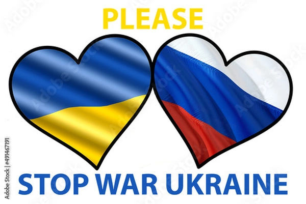 Obraz Please stop war Ukraine