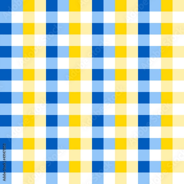 Obraz Seamless Colorful Checkered Flannel patterns of square for background.