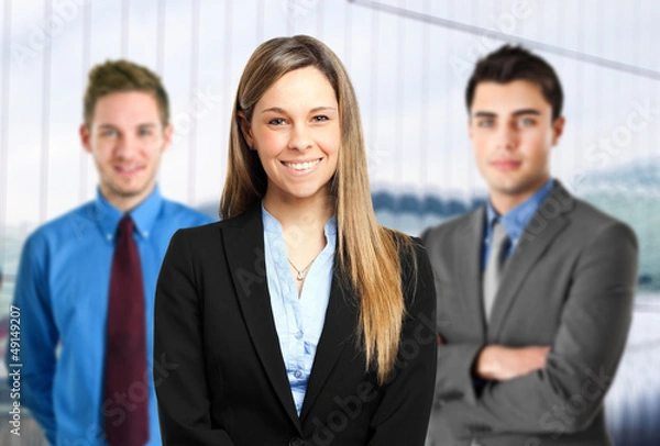 Fototapeta Young business team