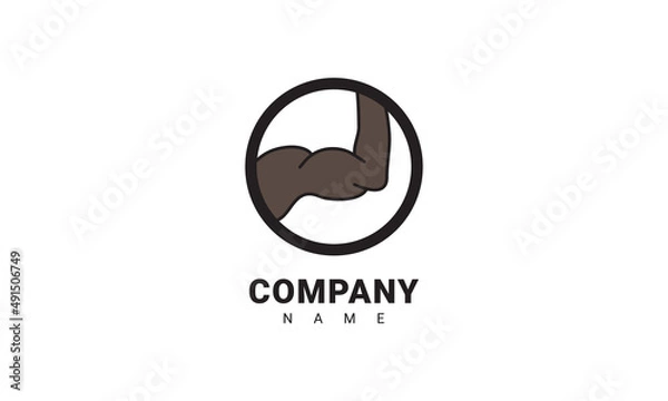 Fototapeta gym logo template