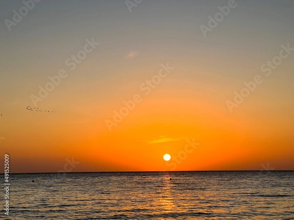 Obraz sunset over the sea