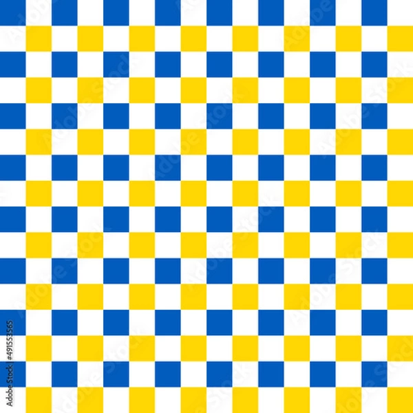 Fototapeta Seamless Colorful Checkered Flannel patterns of square for background.