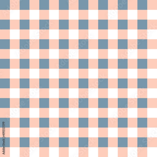 Fototapeta Seamless Colorful Checkered Flannel patterns of square for background.