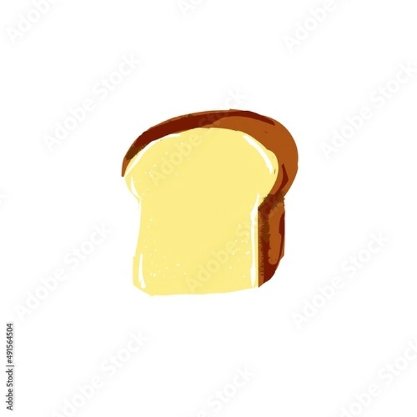 Obraz 食パンのイラスト